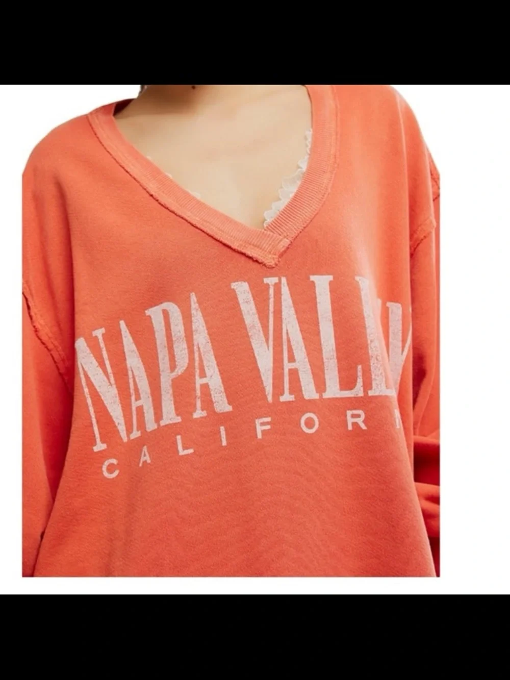 Free People relaxed coral